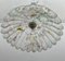 Lampada da soffitto vintage in vetro di Murano, anni '60, Immagine 3