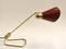 Mid-Century French Adjustable Brass Table or Desk Lamp from Jumo, 1950s, Image 10