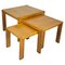Tavolini da caffè in legno modello 777 di Afra E Tobia Scarpa per Cassina, anni '60, set di 3, Immagine 1