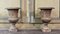 Late 19th Century Medici Cast Iron Vases, Set of 2 1