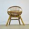 Chaise d'Appoint Vintage en Rotin dans le style de Franco Albini, 1960s 9