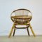 Vintage Rattan Beistellstuhl im Stil von Franco Albini, 1960er 9