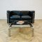 Vintage Black Lc2 2-Seater Sofa attributed to Le Corbusier, 1980s 2