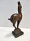 Vintage Coppered Ceramic Roe Deer Decorative Figurine, Italy, 1930s 6