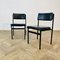 Mid-Century Black Vinyl & Metal Dining Chairs by Godfrey Syrett, 1960s, Set of 4 5