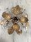 Mid-Century 4-Light Ceiling Light in Golden Metal and Crystal in the style of Maison Baguès, 1960s, Image 1
