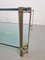 Regency Coffee Table T24 in Brass & Glass by Peter Ghyczy, 1970s 3