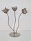 Lampe de Bureau Tulipe Postmoderne Vintage en Acier Inoxydable de Harco Loor, 1990s 1