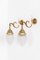 Brass Osler / Holophane Wall Lamps, 1920s, Set of 2, Image 1