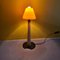 Vintage Table Lamp in Plastic and Wood, 1990s, Image 2