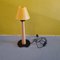 Lampada da tavolo vintage in plastica e legno, anni '90, Immagine 1