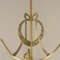 Lámpara de araña modernista de tres brazos con motivos imperios, Francia, años 10, Imagen 4