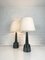 Danish Ceramic Table Lamps by Esben Klint for Le Klint, 1960, Set of 2 2