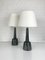 Danish Ceramic Table Lamps by Esben Klint for Le Klint, 1960, Set of 2 1