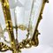 Lantern Pendant in Bronze with Etched Glass Panels, France, 1930s 7