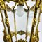 Lantern Pendant in Bronze with Etched Glass Panels, France, 1930s 8