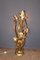 Floor Lamp in Gold and Silver Metal, 1970s 9