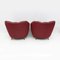 Set of Mid-Century Modern Velvet Armchairs by Gio Ponti, 1950s 8