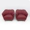 Set of Mid-Century Modern Velvet Armchairs by Gio Ponti, 1950s 1