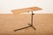 Multifunctional Table with Tubular Steel Frame Painted Black, Wooden Panels, 1940s 1