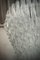 Lustre et Suspension Ronds Mid-Century en Verre de Murano Blanc Transparent 2