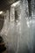 Lustre et Suspension Ronds Mid-Century en Verre de Murano Blanc Transparent 7