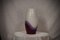 Vivarini La Formia Murano Art Glass Vase in Violet Red and White, 1980s, Image 1