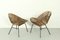 Vintage Rattan Lounge Chairs by H. Broekhuizen for Rohé Noordwolde, the Netherlands, 1960s, Set of 2, Image 9