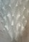 Lustre Mid-Century Rond en Verre de Murano Blanc Transparent 7