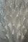 Runder transparenter Mid-Century Murano Kronleuchter in Weiß 2