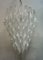 Mid-Century Murano Round Transparent White Color Chandelier, Image 4