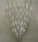 Mid-Century Murano Round Transparent White Color Chandelier, Image 10