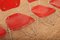 Alu Flex Chair Set in Aluminum Frame, Red Plywood Seat and Back by Armin Wirth for Aluflex, 1951, Set of 4, Image 7