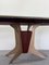 Mid-Century Table in Rosewood and Enamelled Metal Design, 1950s 4