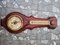 Vintage Wooden Barometer, Gdynia, 1970s, Image 3