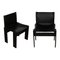 Vintage Black Lacquered Monk Dining Chair by Tobia & Afra Scarpa for Molteni, 1976, Set of 10 8