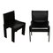 Vintage Black Lacquered Monk Dining Chair by Tobia & Afra Scarpa for Molteni, 1976, Set of 10, Image 8