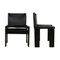 Vintage Black Lacquered Monk Dining Chair by Tobia & Afra Scarpa for Molteni, 1976, Set of 10 7