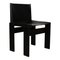 Vintage Black Lacquered Monk Dining Chair by Tobia & Afra Scarpa for Molteni, 1976, Set of 10 12