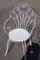 Garden Set in White Iron with Table and Armchairs, 1970s, Set of 5, Image 9