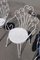 Garden Set in White Iron with Table and Armchairs, 1970s, Set of 5, Image 5