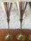 Vintage Silver Plated & Brass Champagne Glasses, Set of 6, Image 4