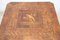 Tavolo tripode della metà del XIX secolo in noce intarsiato, Immagine 4