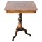 Mid 19th Century Inlay Walnut Tripod Table, Image 1