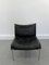 Mid-Century Scandinavian Black Patchwork Leather Lounge Chair from Ikea, 1980s, Image 8
