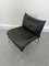 Mid-Century Scandinavian Black Patchwork Leather Lounge Chair from Ikea, 1980s 2