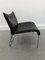 Mid-Century Scandinavian Black Patchwork Leather Lounge Chair from Ikea, 1980s 11