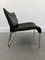 Mid-Century Scandinavian Black Patchwork Leather Lounge Chair from Ikea, 1980s 13