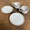 Vintage Ceramic Cups with Saucer, 1970s, Set of 4, Image 12