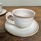 Vintage Ceramic Cups with Saucer, 1970s, Set of 4 9